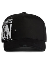 logo print cotton cap